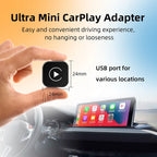 2 in 1 Wireless CarPlay & Android Auto Adapter — Plug & Play, No More Cables